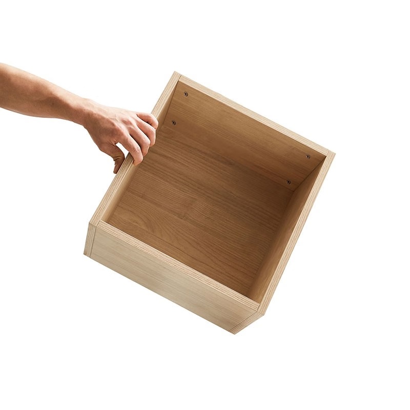 常喜悦 无门文件收纳柜木质书柜书架可叠放自由DIY收纳柜收纳筐JF2X-A高清大图