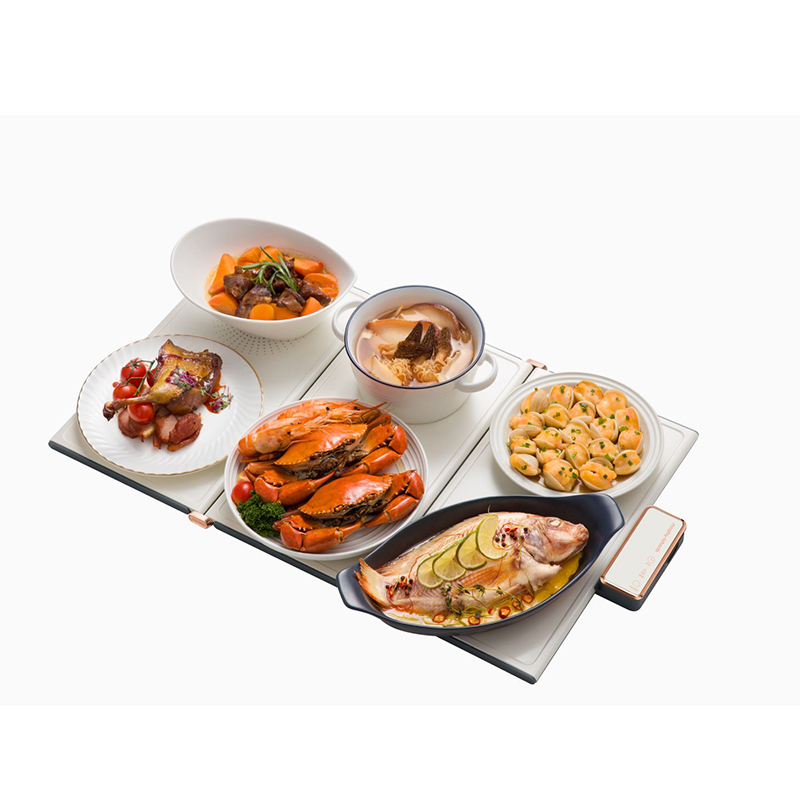 摩飞电器(Morphyrichards)折叠暖菜板330W饭菜保温板加热桌垫菜板多功能饭菜加热板 MR8300 方形/台