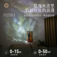 水波纹小夜灯卧室床头气氛围感情调情趣台灯浪漫装饰房间网红6182