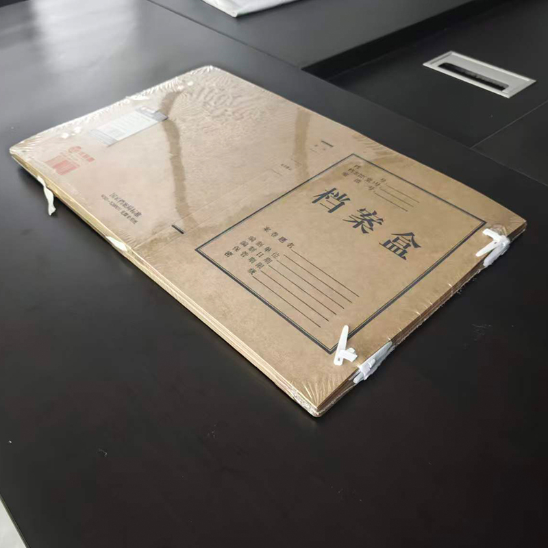 优彩嘉 A4进口无酸纸档案盒20mm D-20 单位:个高清大图