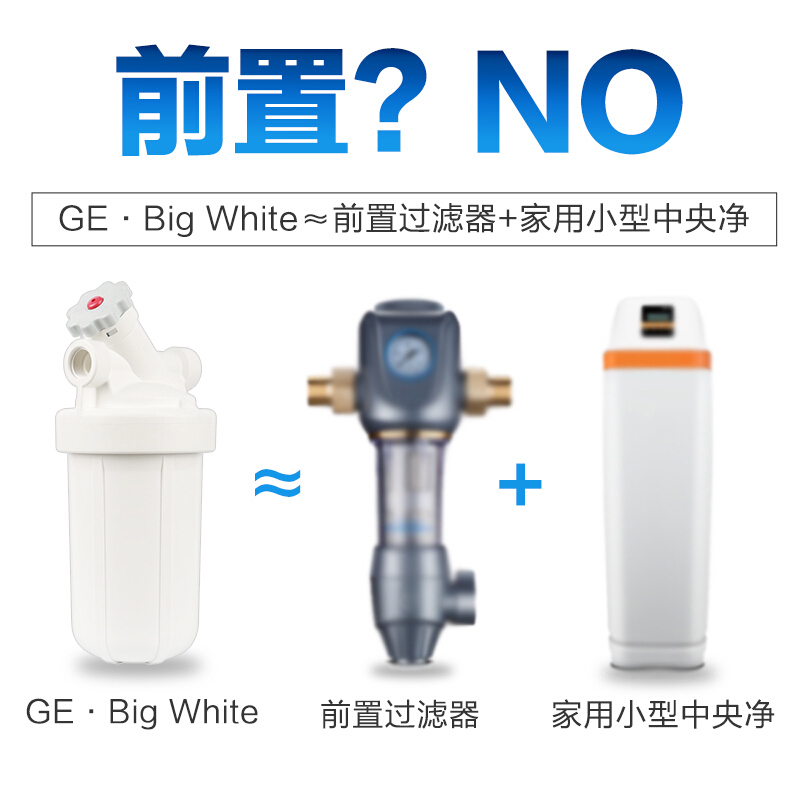 美国通用(GE)厨下式净水器BWF-20 WS软化水树脂净水机滤芯版