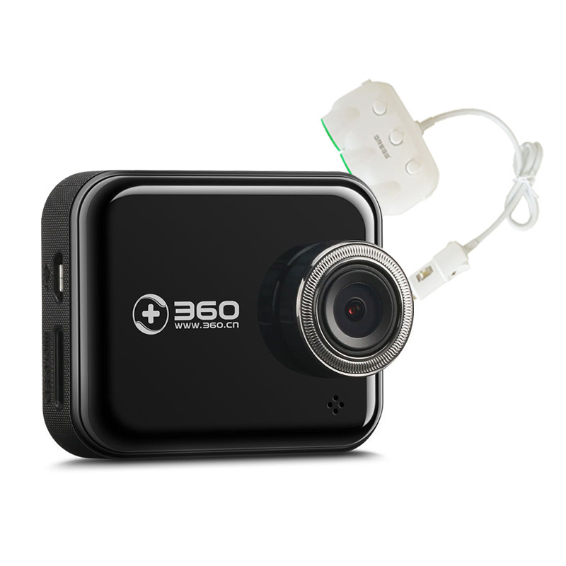 360行车记录仪标准升级版J501C + GREGG 独立开关控制一拖五车充电器