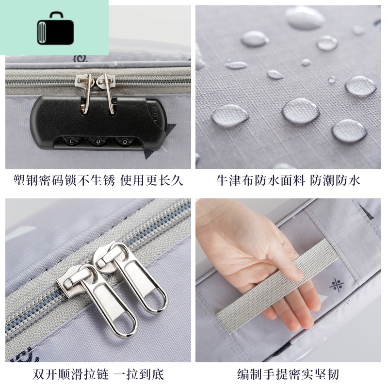 收纳包家用重要收纳盒大容量卡包家庭资料文件证书收纳包箱套NEW LAKE女士钱包/卡包高清大图