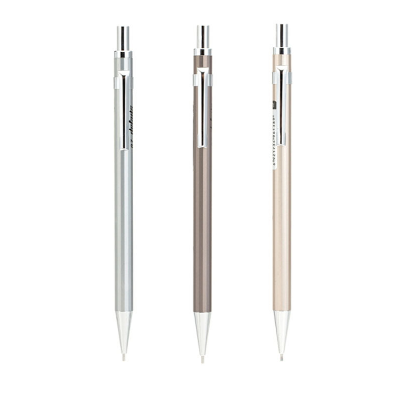 得力S332 全金属自动铅笔0.7mm 24支盒 2盒装