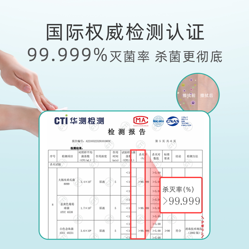 德佑75%酒精湿巾10片*20包高清大图
