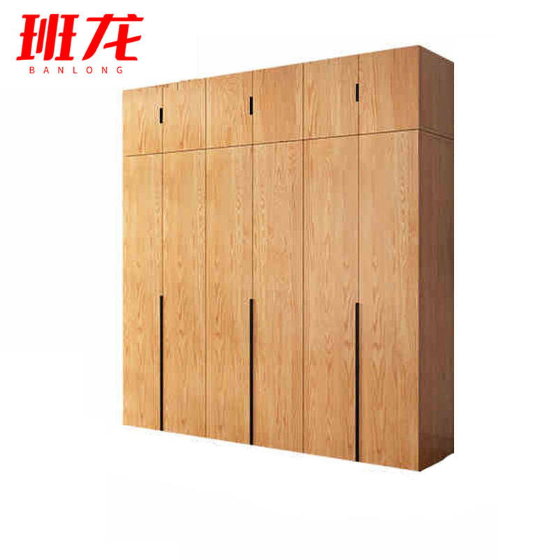 班龙衣柜六门+顶柜台
