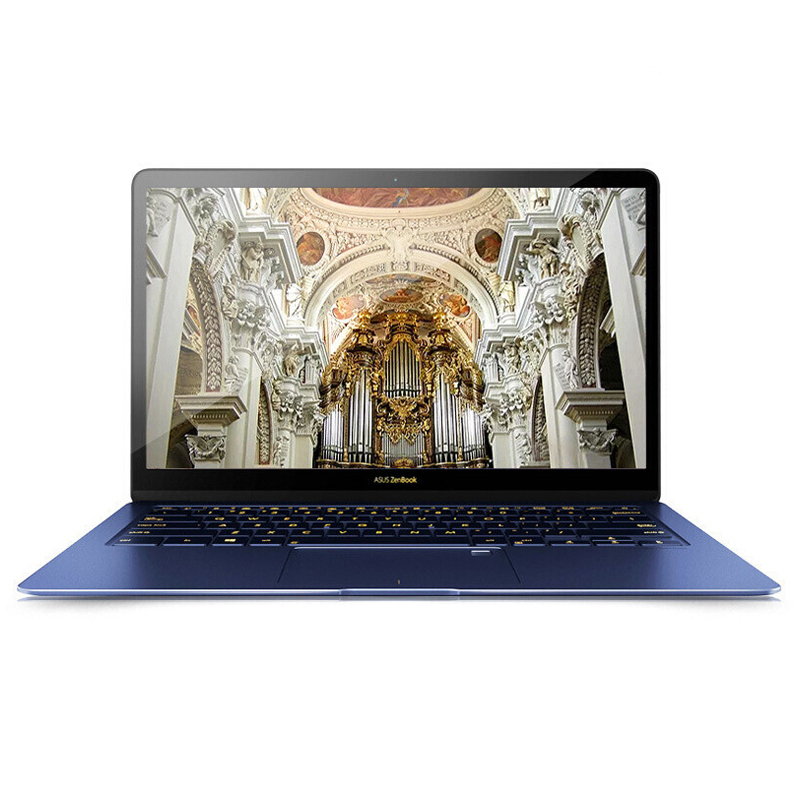 华硕(ASUS) 灵耀3 Deluxe 14英寸窄边框轻薄时尚学习游戏家庭影音娱乐全固态硬盘指纹解锁高颜值长续航笔记本电脑 （I7-8550 16G 512G 集显）尊爵蓝