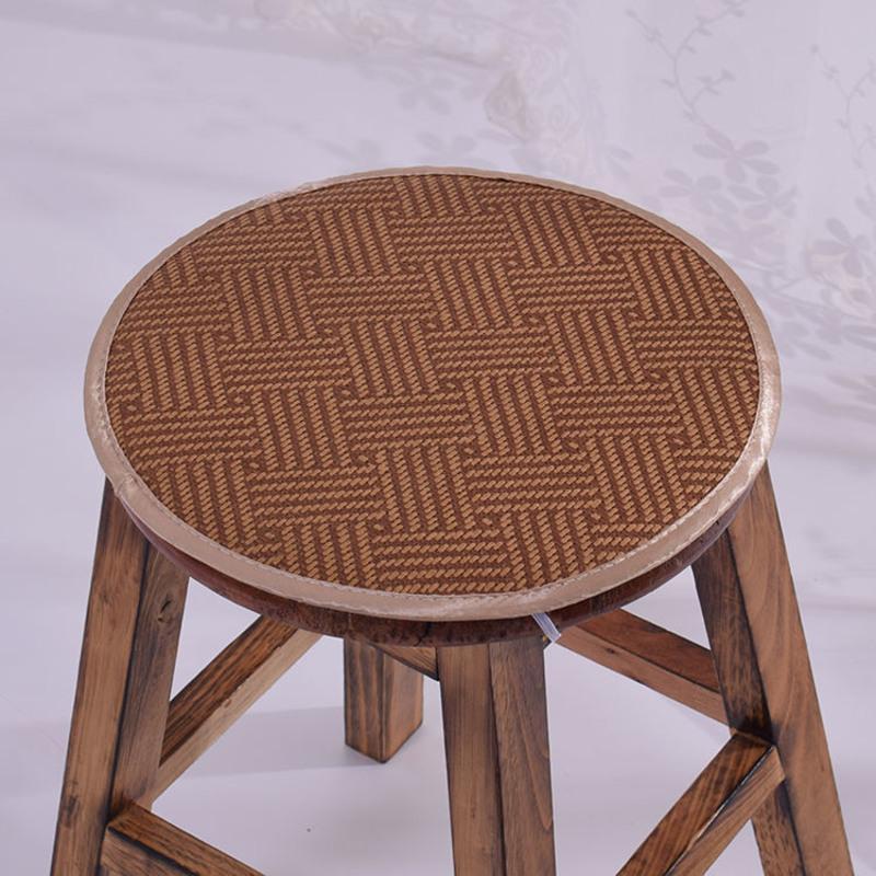 圆形椅子垫圆凳垫椅垫夏季透气圆形小坐垫防滑海绵圆板凳圆垫垫子 圆