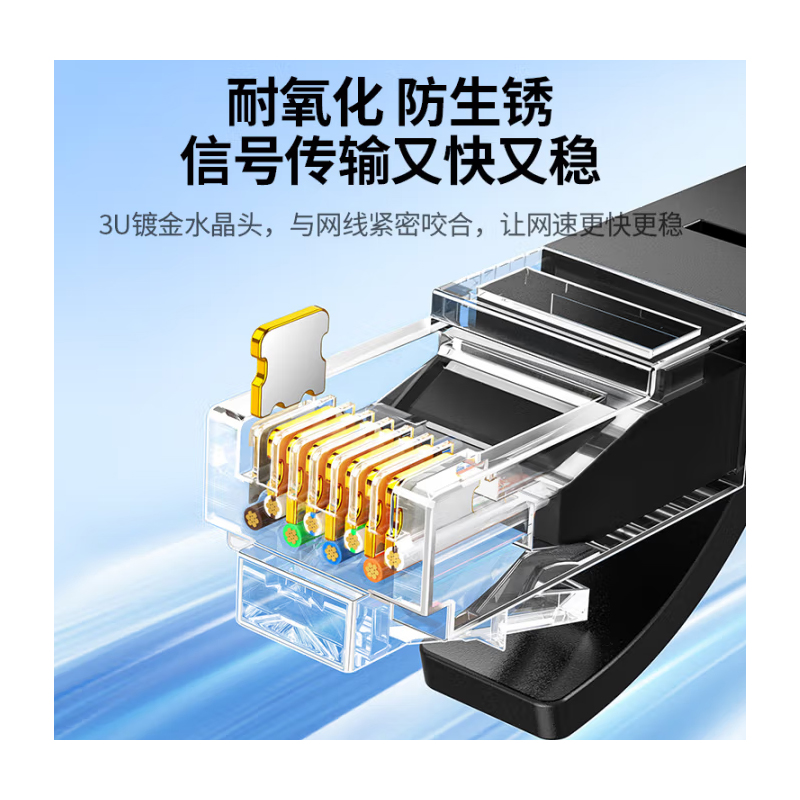 网线 六类千兆-工程屏蔽款高清大图