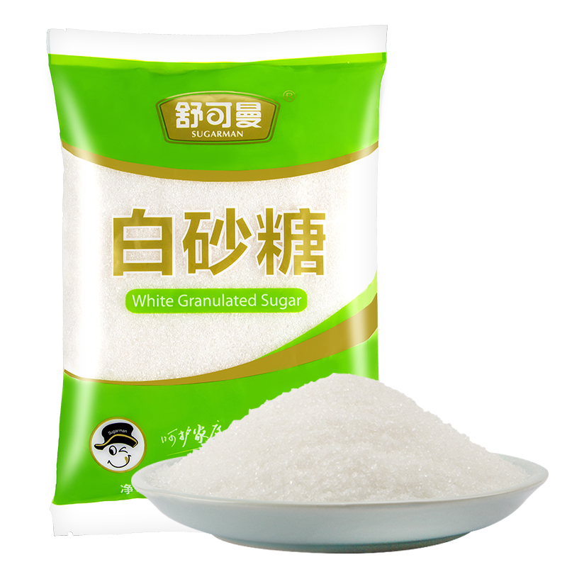 舒可曼白砂糖1000克/袋装 细白糖 调味品 舒可曼(SUGARMAN)出品