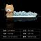 卡通小猫临时停车号码牌停车牌可爱摇头小狗车载摆件车内装饰用品 小猫摇头停车牌