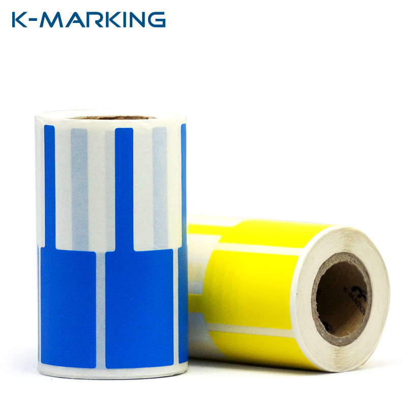 开玛(K-MARKING) K0069 蓝线缆标签 38*25+40 500片/卷