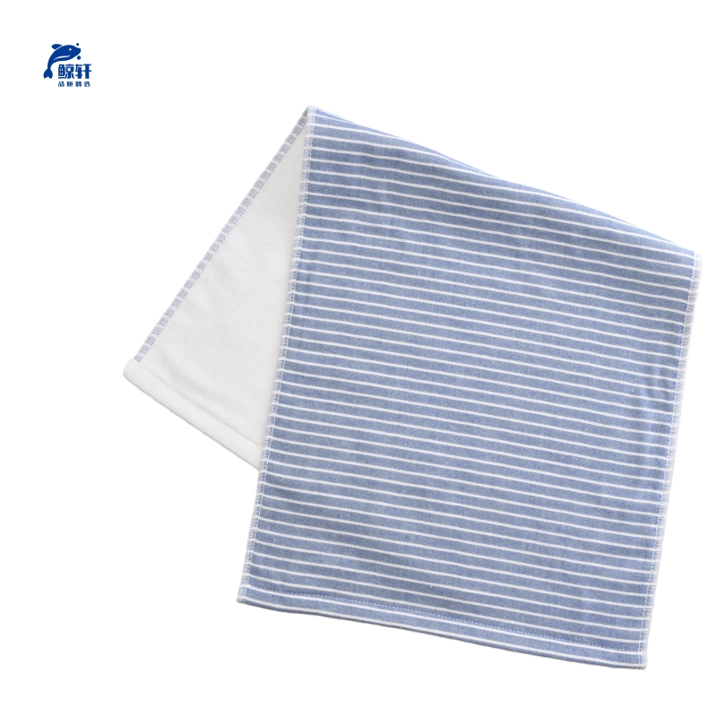 鲸轩 M7252 34*75cm 1块/包 100g 新疆长绒棉毛巾 抹布(计价单位:包)蓝色高清大图