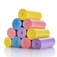 一次性垃圾袋加厚中大号家用5卷装厨房卫生间垃圾袋塑料袋简约现活日用清洁用品家居百货
