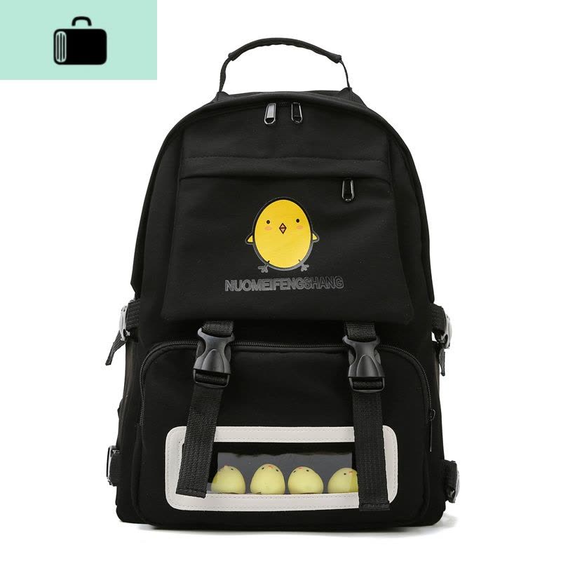 书包女韩版高中学生初中生双肩背包男电脑双肩包可爱百搭简约森系NEW LAKE图片