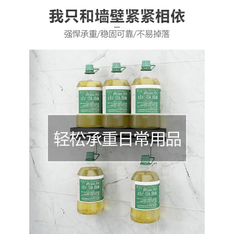 厨房调料置物架免打孔壁挂式调味品油盐酱醋不锈钢收纳挂件挂架子收纳层架 三维工匠高清大图