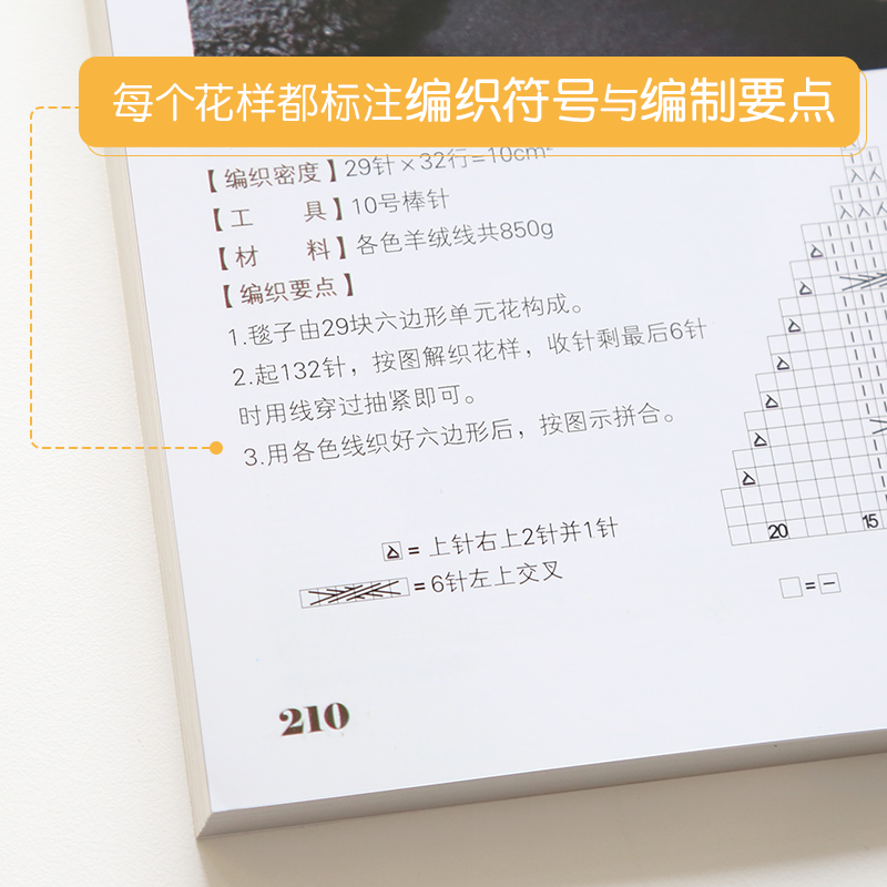 [醉染正版]新款棒针花样编织大全棒针编织毛线毛衣针手工编织花样的书图案大全成人学织宝宝儿童小孩毛衣手工书教程打毛衣的书花高清大图