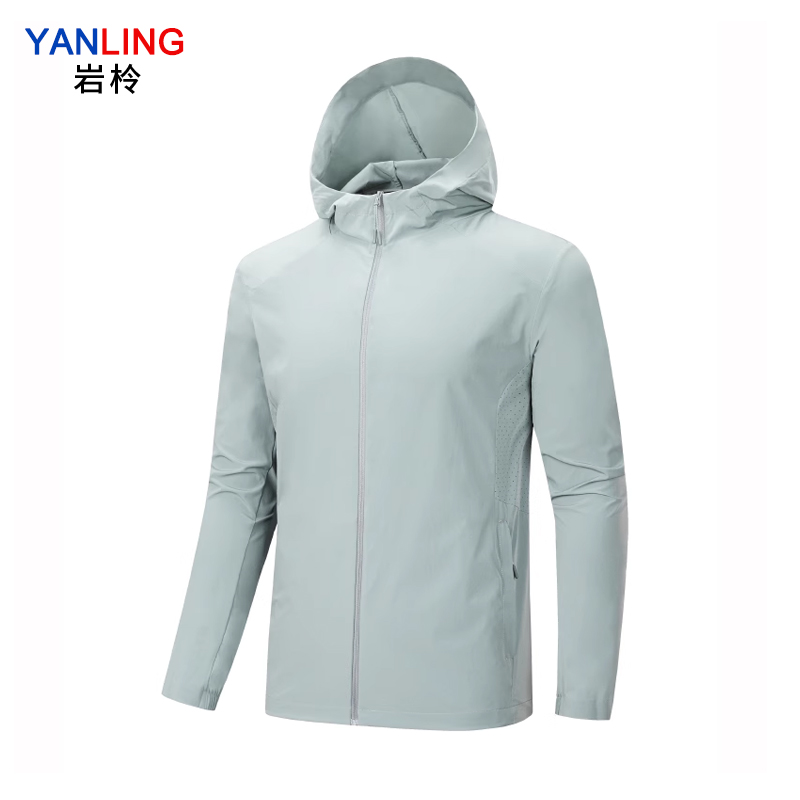 岩柃 梭织连帽运动上衣 25YMSD0127高清大图