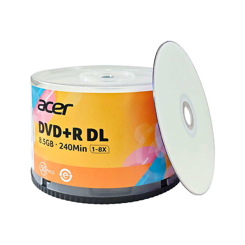 小窝厘 宏碁acerDVD+R DL刻录光盘空白dvd光盘8.5GB大容量光碟刻录盘高清大图