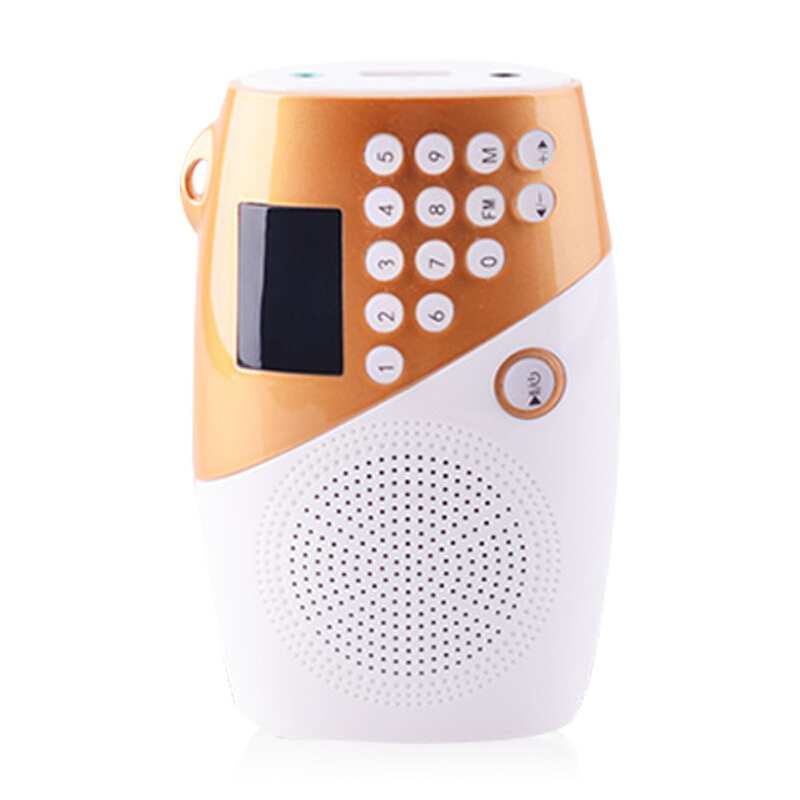 夏新(AMOI) 数码收音机 V8 宝石蓝 迷你音箱便携式低音炮音响插卡MP3儿童音乐播放器外放老人收音机