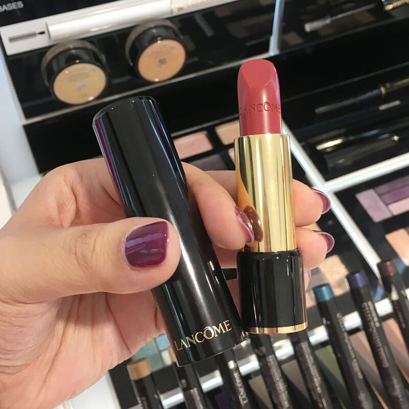 兰蔻lancomelancome兰蔻菁纯柔润丝缎唇膏口红132369欢乐颂刘涛160