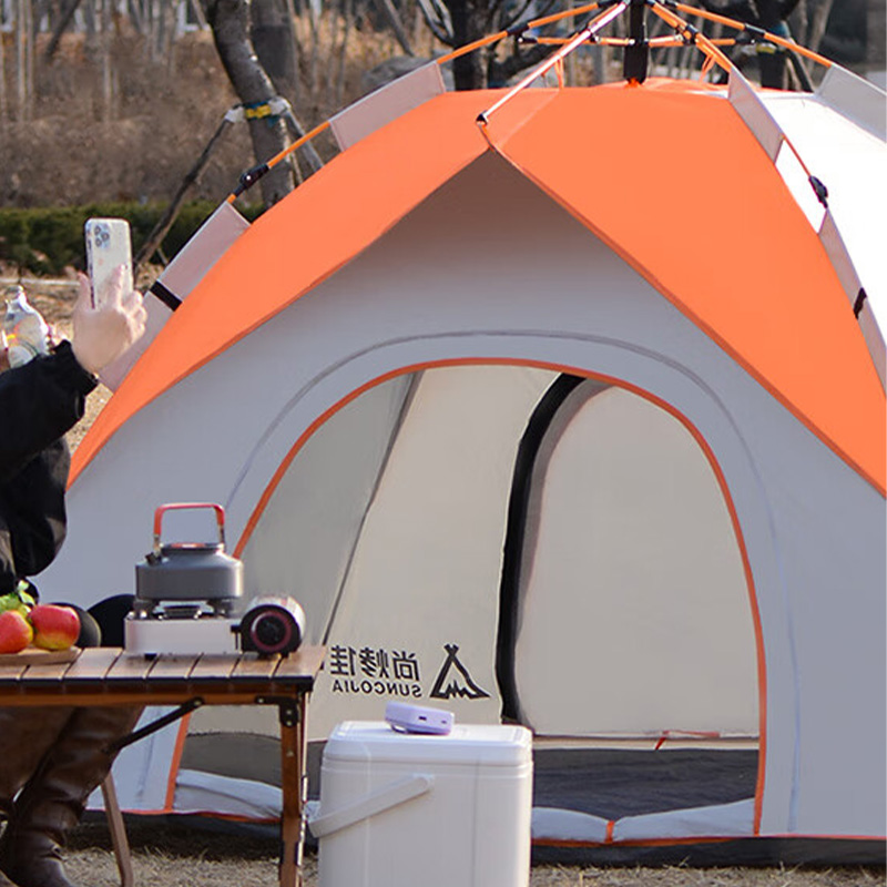 尚烤佳帐篷双层加厚防晒防雨高密度网青春驿站款LS-664高清大图