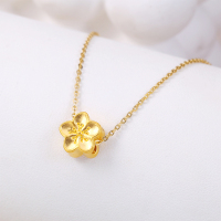 新金珠宝 999足金桃花坠黄金转运珠5D硬金 [1042]