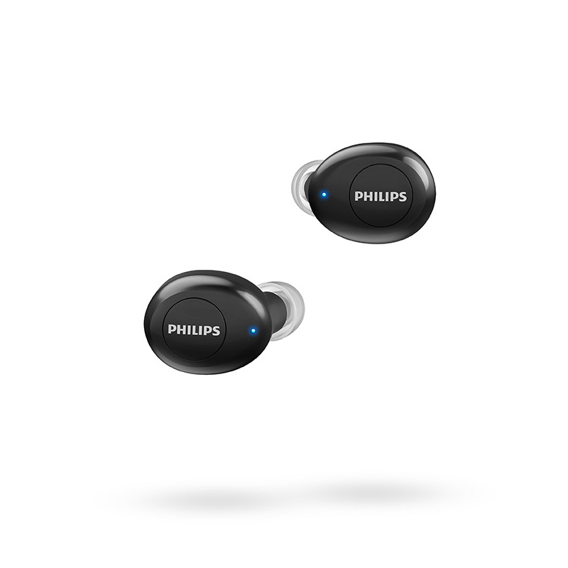 PHILIPS/飞利浦真无线蓝牙耳机 分体式耳机 音乐运动耳机 带麦克风 蓝牙5.0 TAUT102BK黑色高清大图