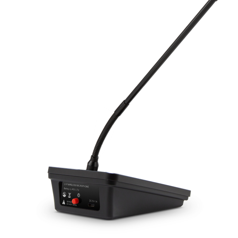 惠度(HuiDu)专业无线视像会议系统手拉手鹅颈代表话筒QH-6900D(销售单位:台)高清大图