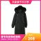 [超买]拉夏贝尔旗下LA CHAPELLE HOMME2021年冬季新款韩版宽松加厚ins服大毛领女外套潮