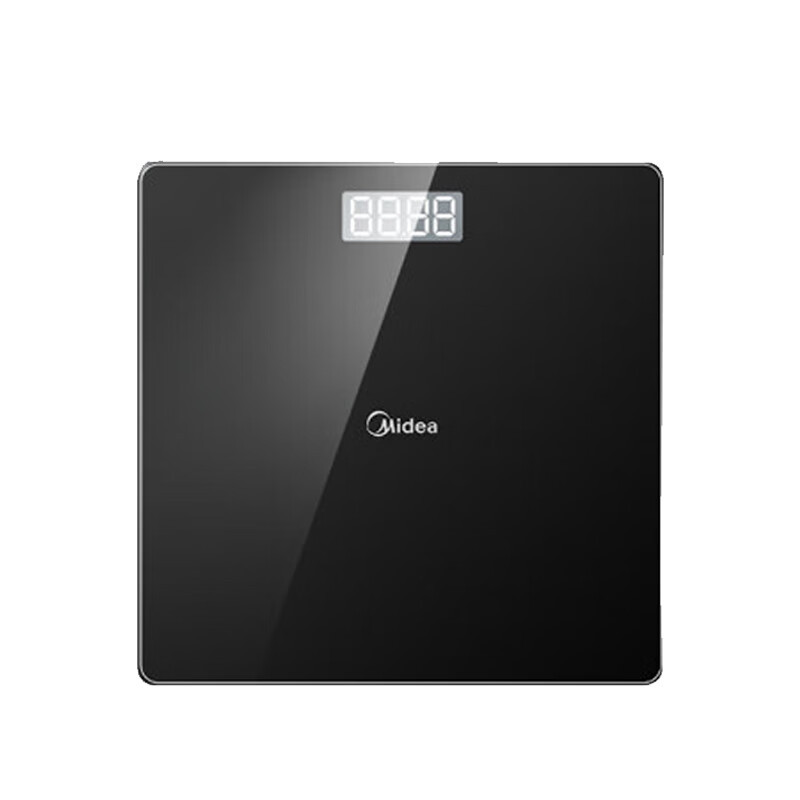 美的(Midea) MO-CW7健康秤 260*260*22mm 黑色