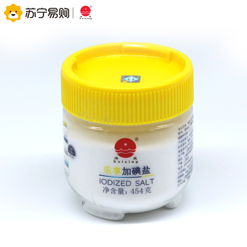 海星乐享加碘盐454g