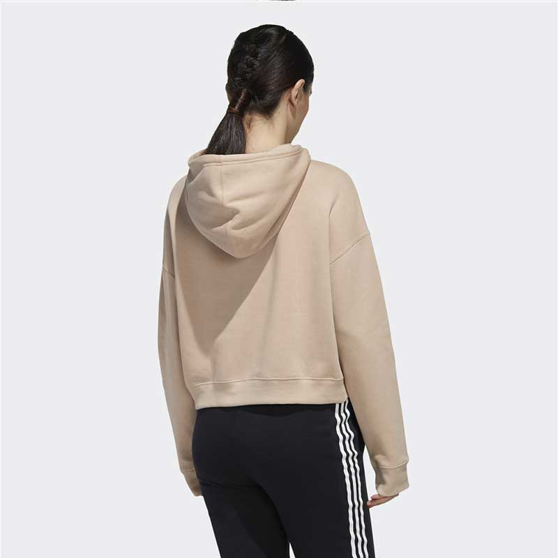 阿迪达斯2020春女新款连帽套头卫衣FP7406