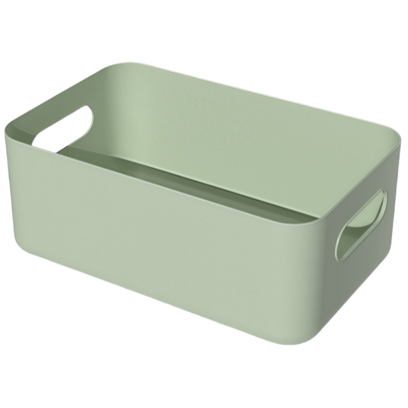 晨磊 收纳筐 抹茶绿不带盖 个高清大图