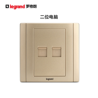 罗格朗(Legrand)tcl开关插座面板美涵香槟金色五孔三孔16a插座暗装usb五孔带开关墙壁电源家用86型开关