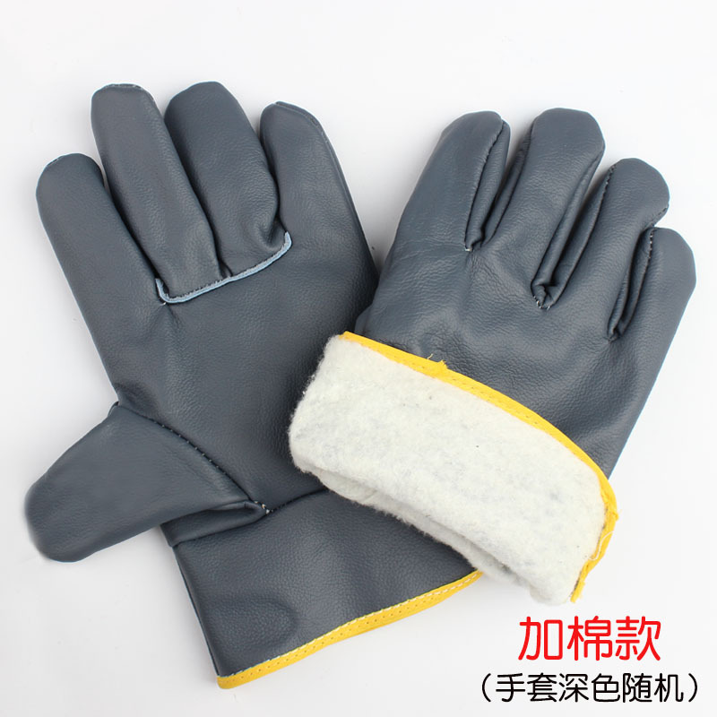 短款司机帆布袖(深色系列)1双 司机电焊手套耐用隔热焊工烧焊接劳保防护手套加厚耐用牛皮短手套