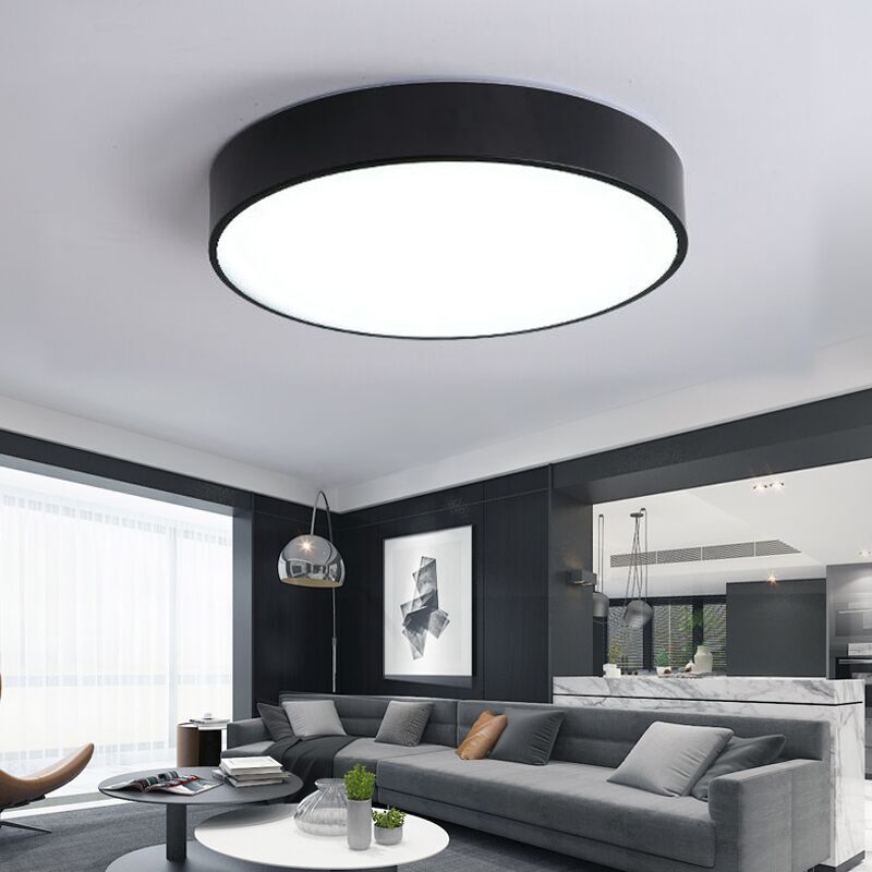 创意圆灯led圆形吸顶灯阿斯卡利北欧现代简约卧室灯家用室内阳台客厅