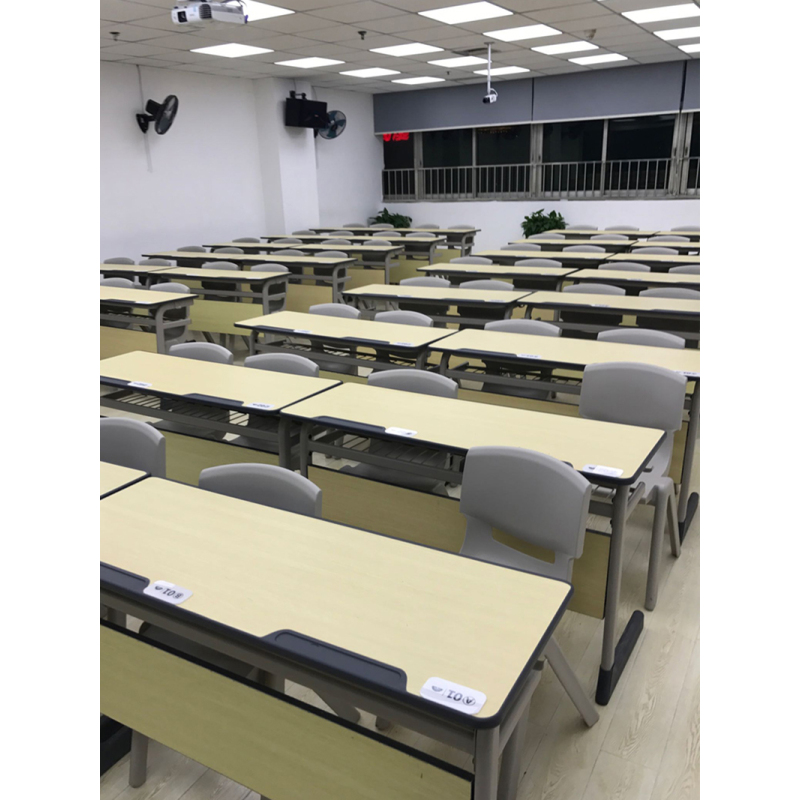 HiBoss学校单人双人课桌椅中小学生家用小学教室桌椅培训儿童学习桌 椅子带靠背桌椅
