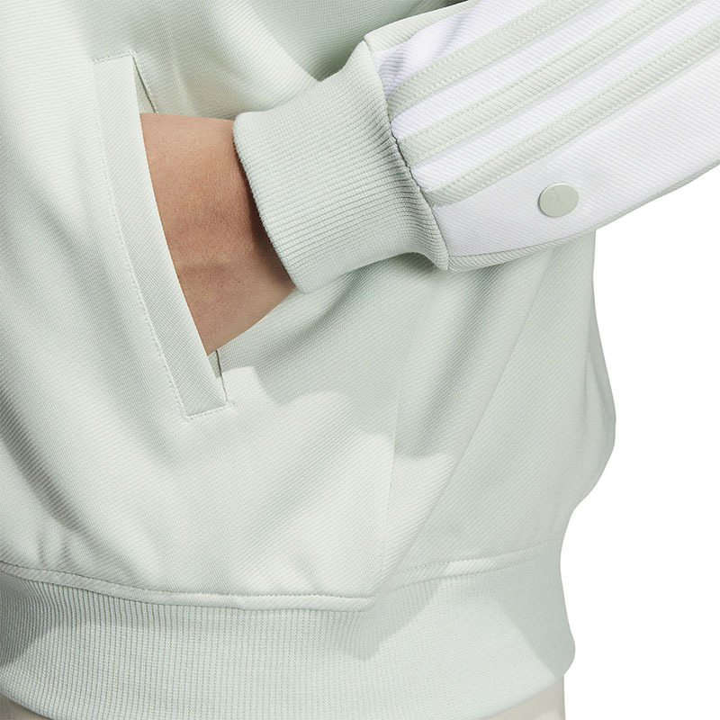 adidas originals SS23 Adibreak 运动夹克外套 女款 亚麻绿色 HY4262