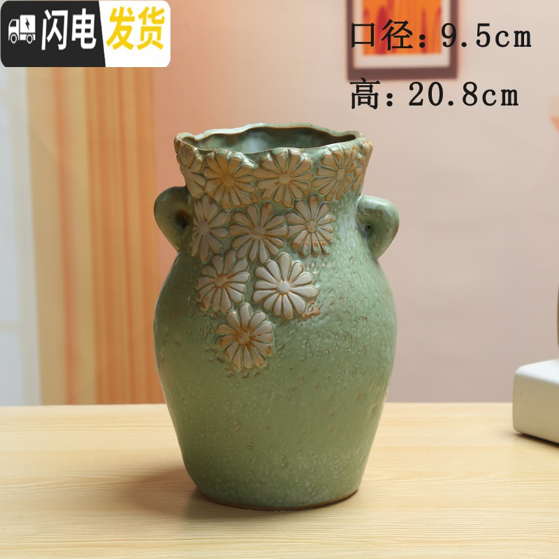 三维工匠多肉法师老桩盆高款大号多肉花盆多肉植物花盆陶瓷花盆高大口径 HZ269 大花盆容器高清大图