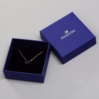 施华洛世奇(SWAROVSKI) 黑天鹅水晶项链小号玫瑰金色链 人造水晶 送恋人5204133
