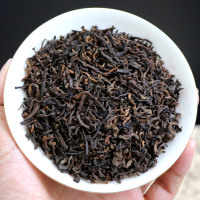 滇湘 云南普洱茶叶 2013年发酵普洱茶熟茶散茶 勐海陈年古树茶叶 500g布袋装 黑茶