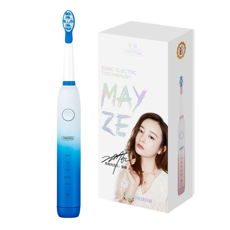 麦喆MAYZE 洁牙护龈声波电动牙刷杜邦软刷毛成人充电式 深海蓝(个)