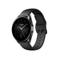 小米(mi) Watch S2 46mm黑色黑硅胶表带智能手表 M2207W1 黑色