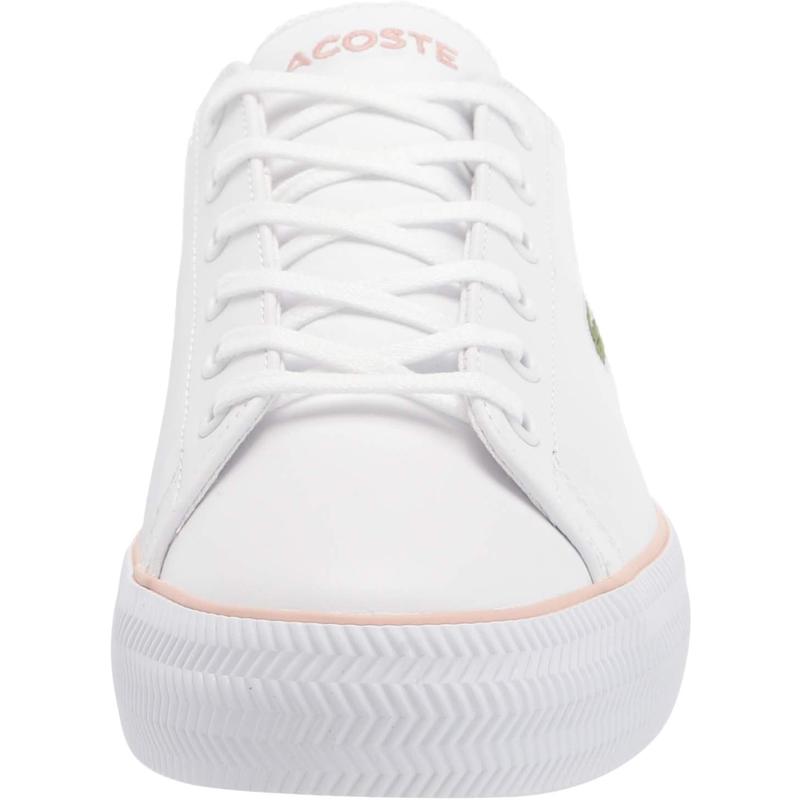 Lacoste女士休闲板鞋百搭舒适透气运动鞋春夏轻便潮流帆布鞋高清大图