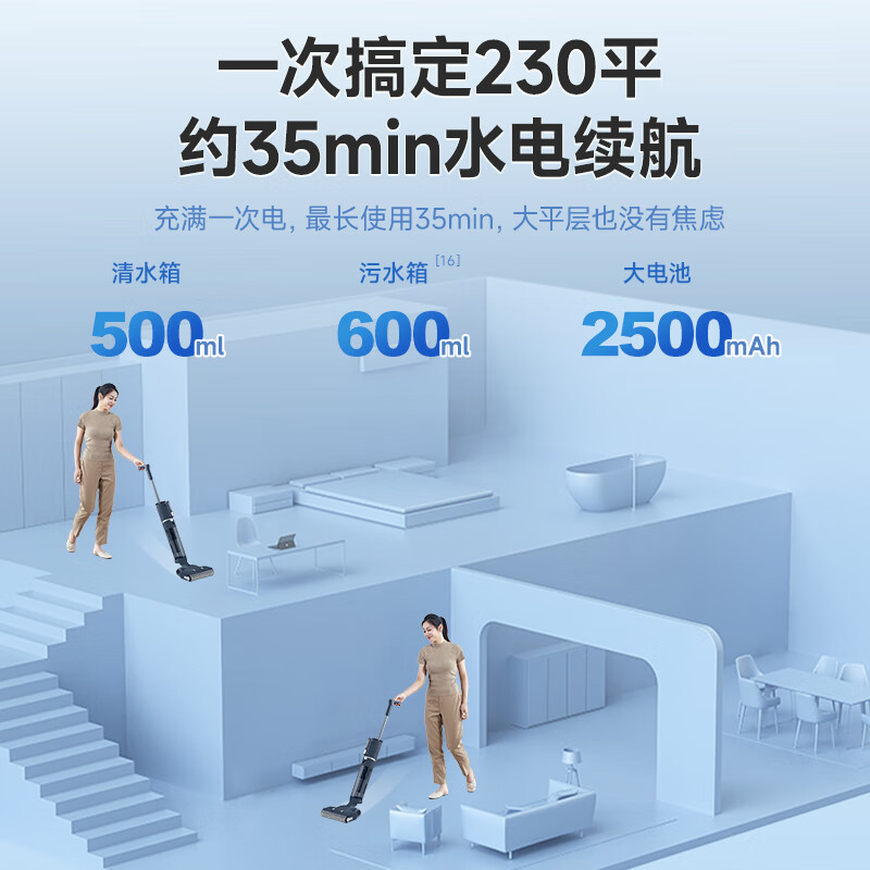 西屋(Westinghouse)无线洗地机WXT-C96Pro高清大图