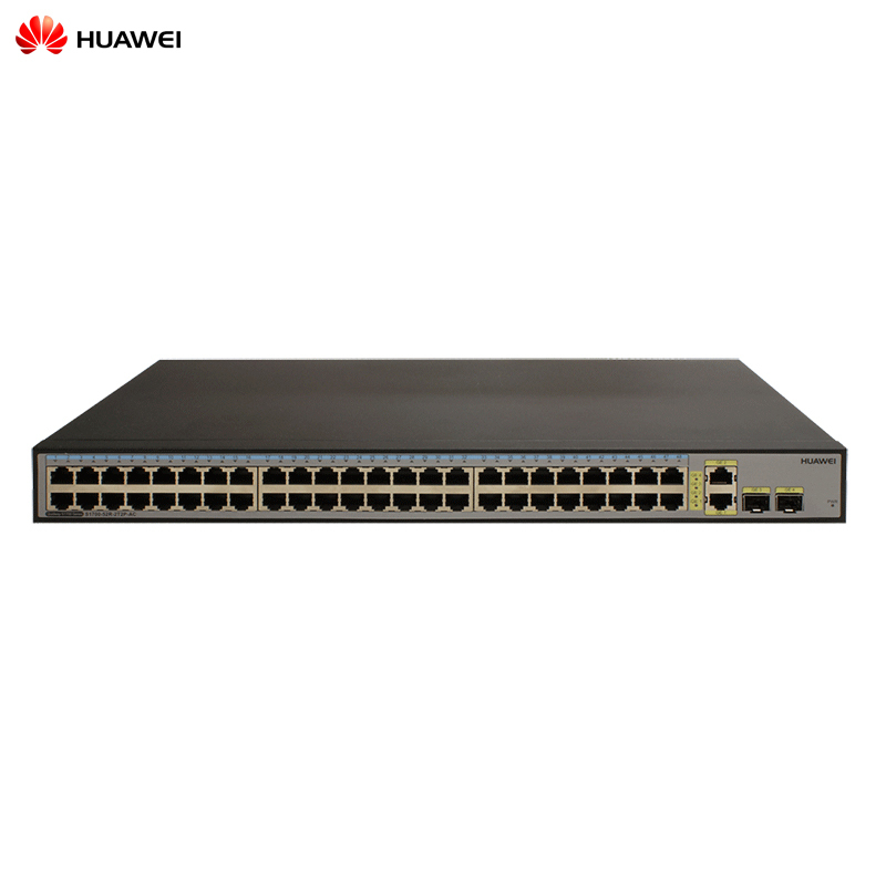 华为HUAWEI S1700-52R-2T2P-AC 48口百兆以太网络企业交换机 即插即用接入层 适用企业、网吧