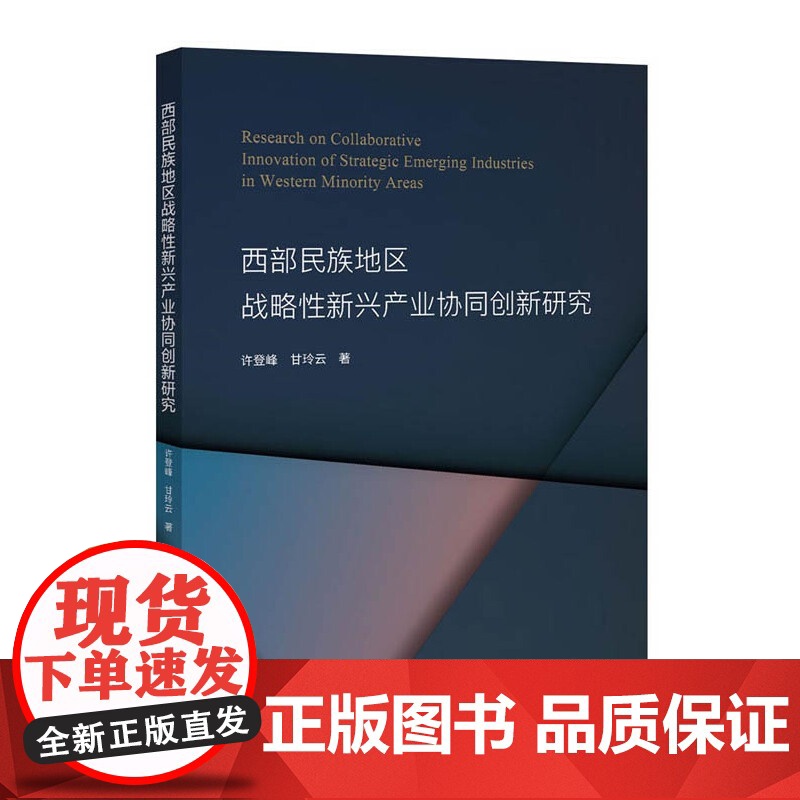西部民族地区战略性新兴产业协同创新研究 中国科学技术出版社 正版书籍高清大图