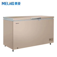 美菱(MELING)348升卧式冰柜 商用冷冻柜 超低温冷柜电子温控 冷藏冷冻转换冰箱海鲜冷柜MCF(W)401LDE