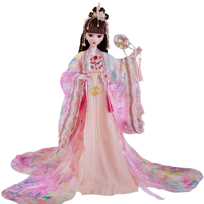 60厘米古风古装菲妮朵儿浅仔芭比娃娃玩具女孩公主套装超大号古代中国